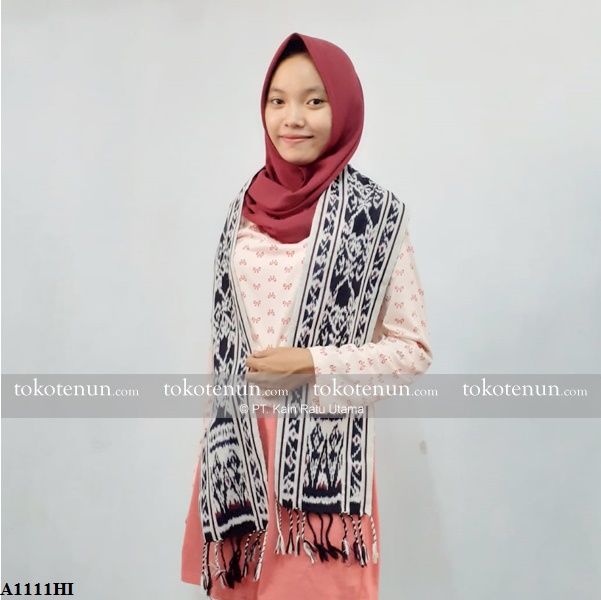 Jual Syal Tenun Motif NTT A1111HI | TOKOTENUN.com